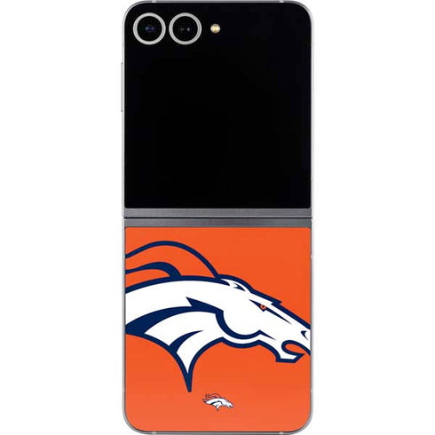 NFL Denver Broncos Large Logo Galaxy Z Flip6 Skin